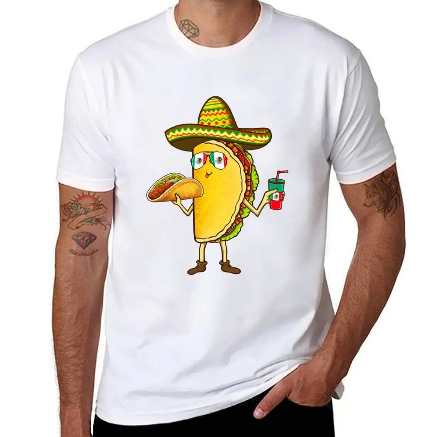 Tacos I love tacos mexican food Mexican roots, I love Mexico T-Shirt Blouse customs quick drying sweat shirts, men