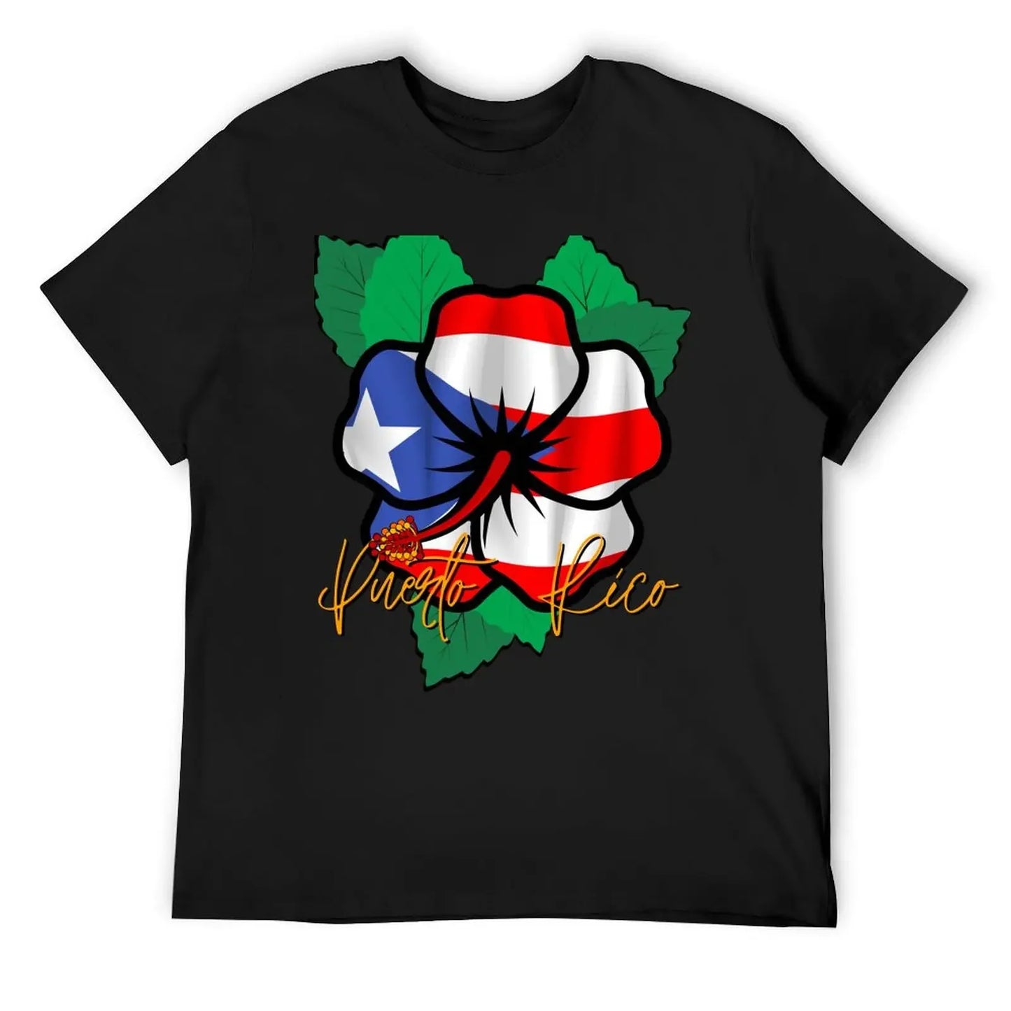Maga Flower, Flag, Puerto Rico T-Shirt boys whites vintage graphic tee custom shirt custom t shirt men t shirt