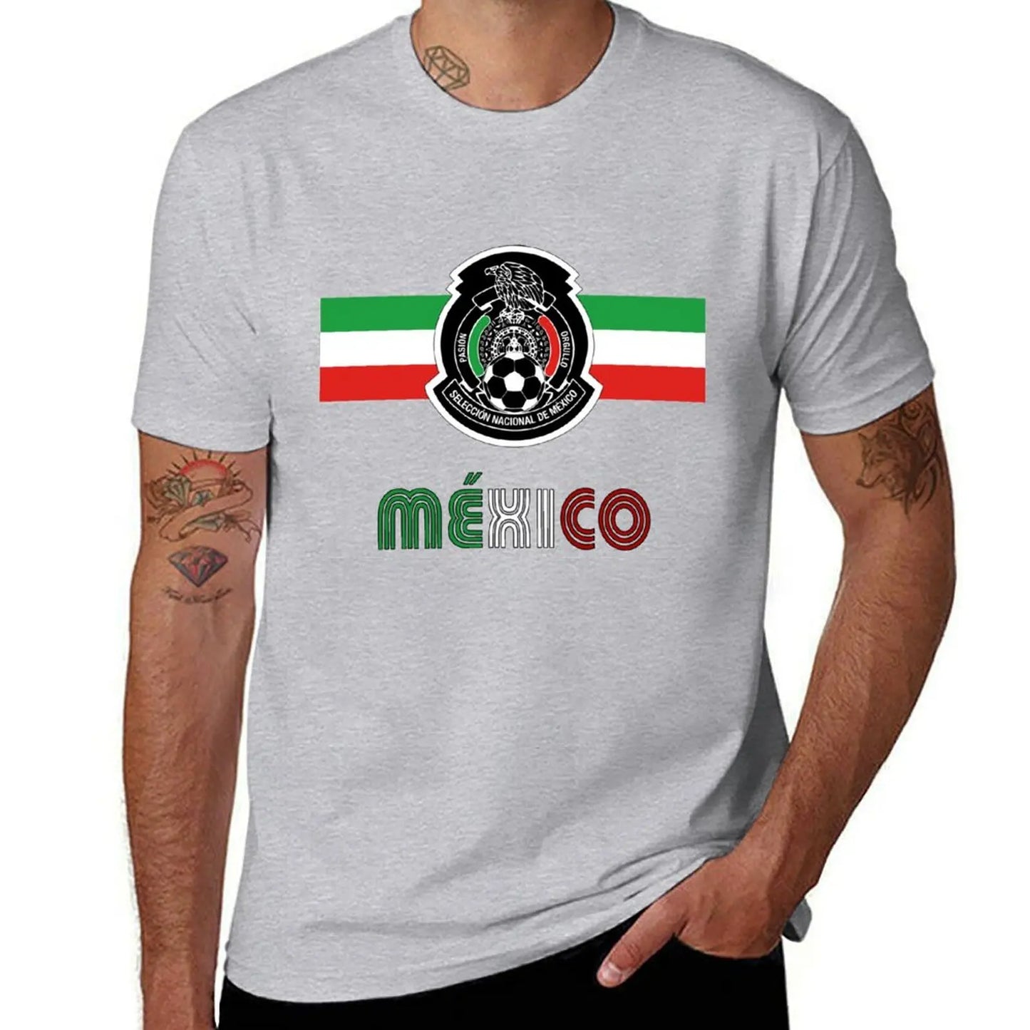 Mexico Soccer Team Seleccion Mexicana de futbol T-Shirt funnys for a boy heavyweights mens clothes