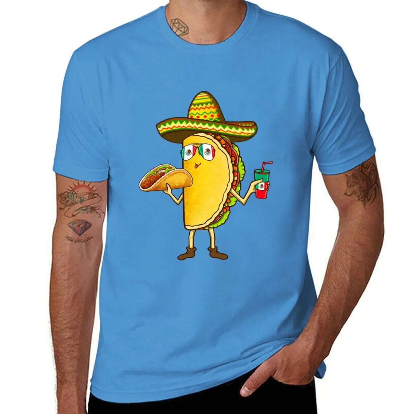 Tacos I love tacos mexican food Mexican roots, I love Mexico T-Shirt Blouse customs quick drying sweat shirts, men