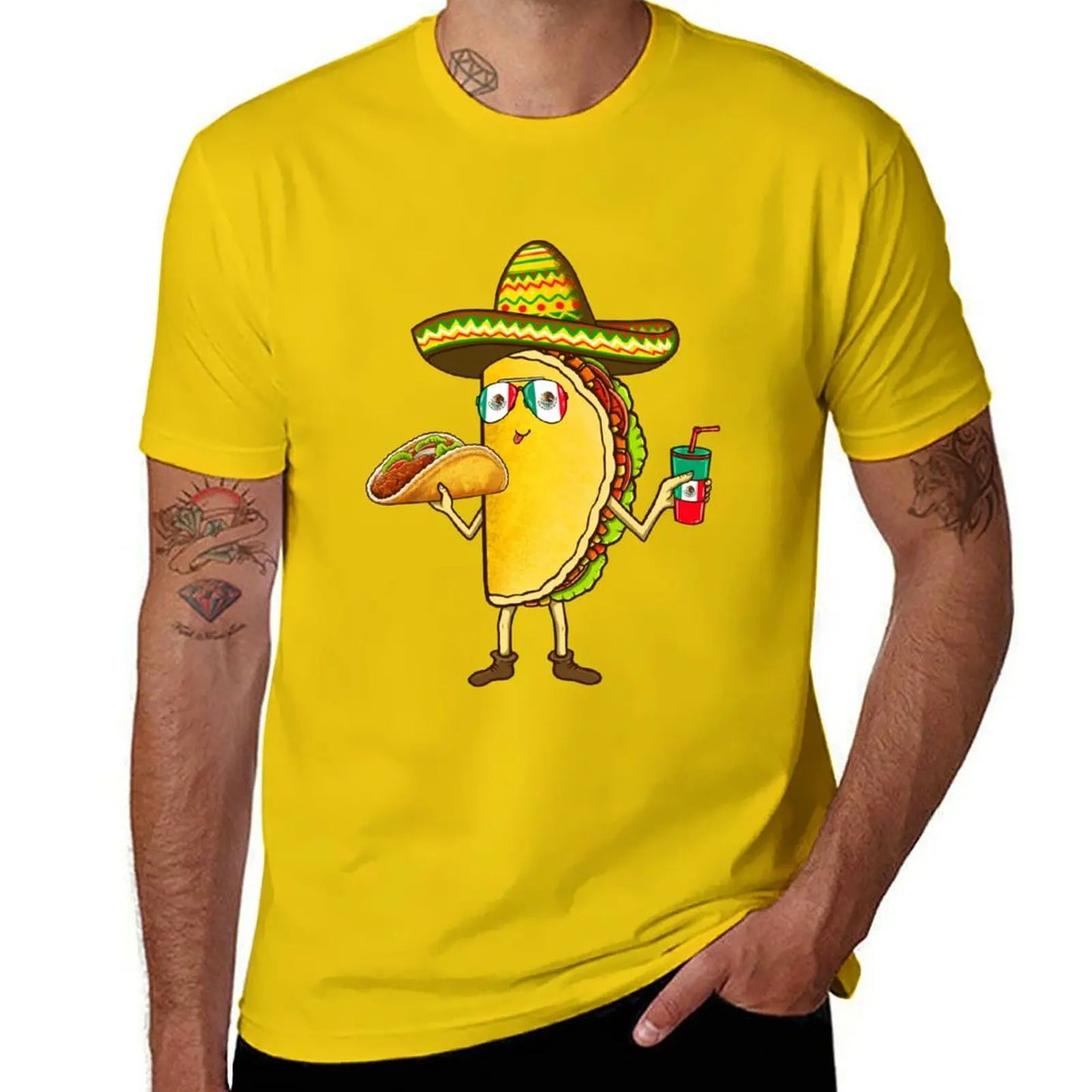 Tacos I love tacos mexican food Mexican roots, I love Mexico T-Shirt Blouse customs quick drying sweat shirts, men