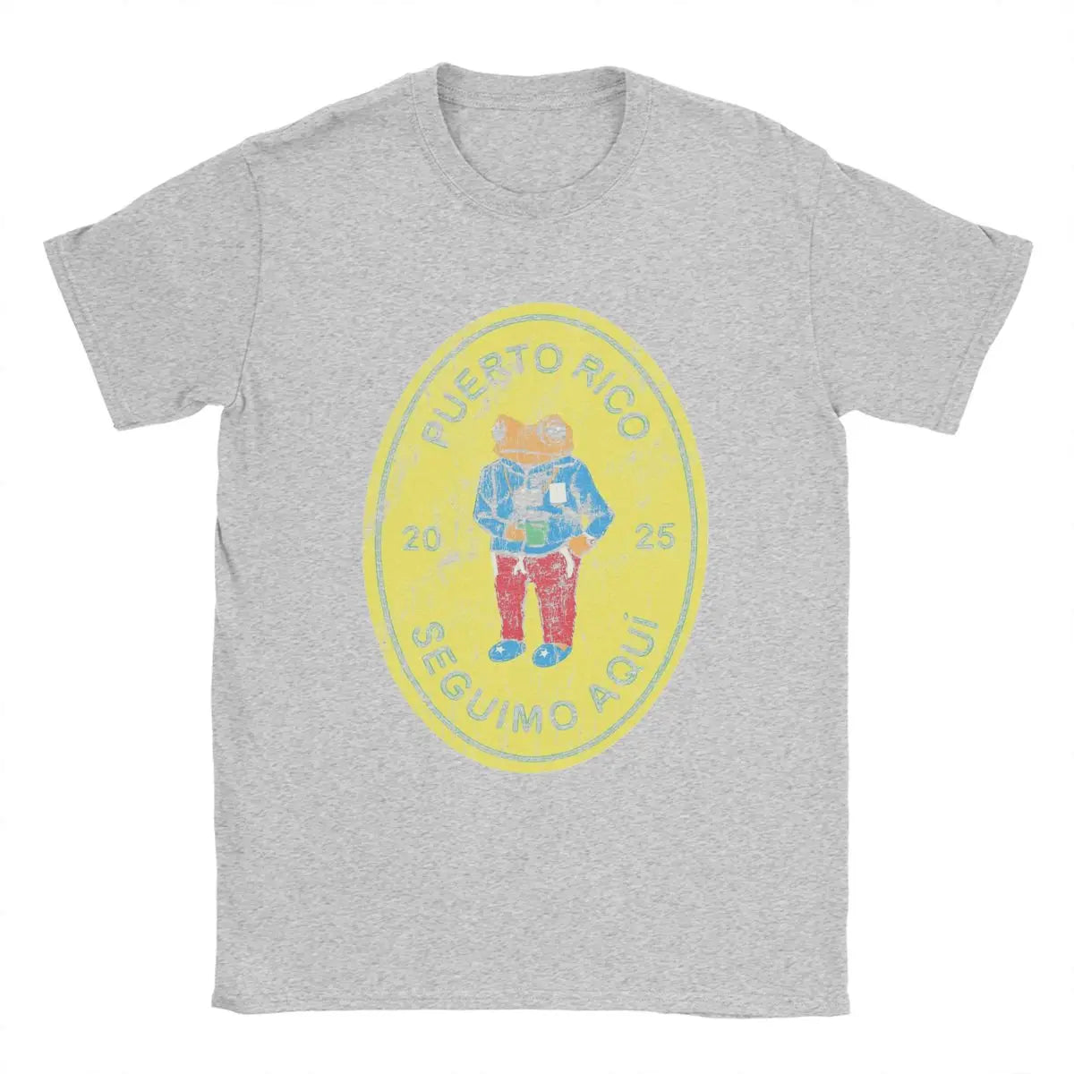 Puerto Rico DTMF Debi Tirar Mss Fotos T Shirts Men 100% Cotton T-Shirt Crewneck Bads Bunnys Tees Short Sleeve Clothing Gift