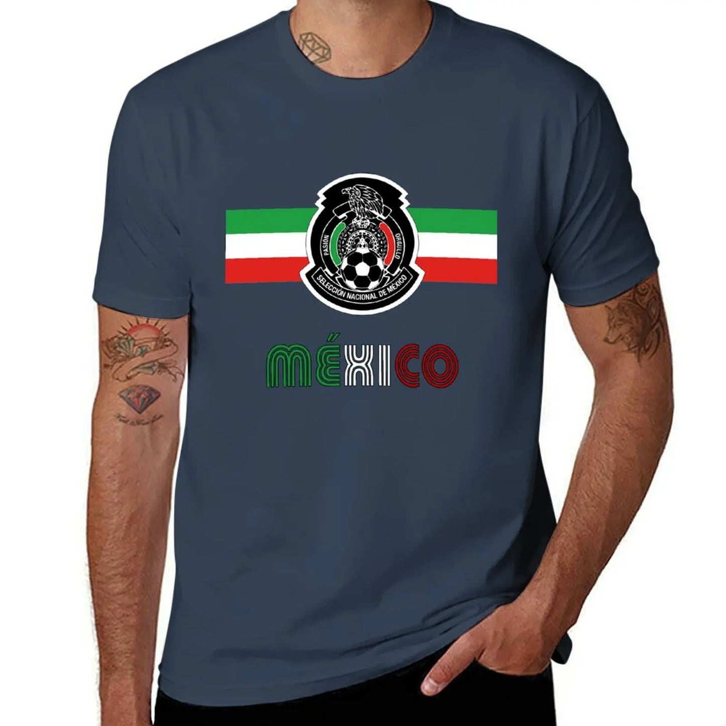 Mexico Soccer Team Seleccion Mexicana de futbol T-Shirt funnys for a boy heavyweights mens clothes