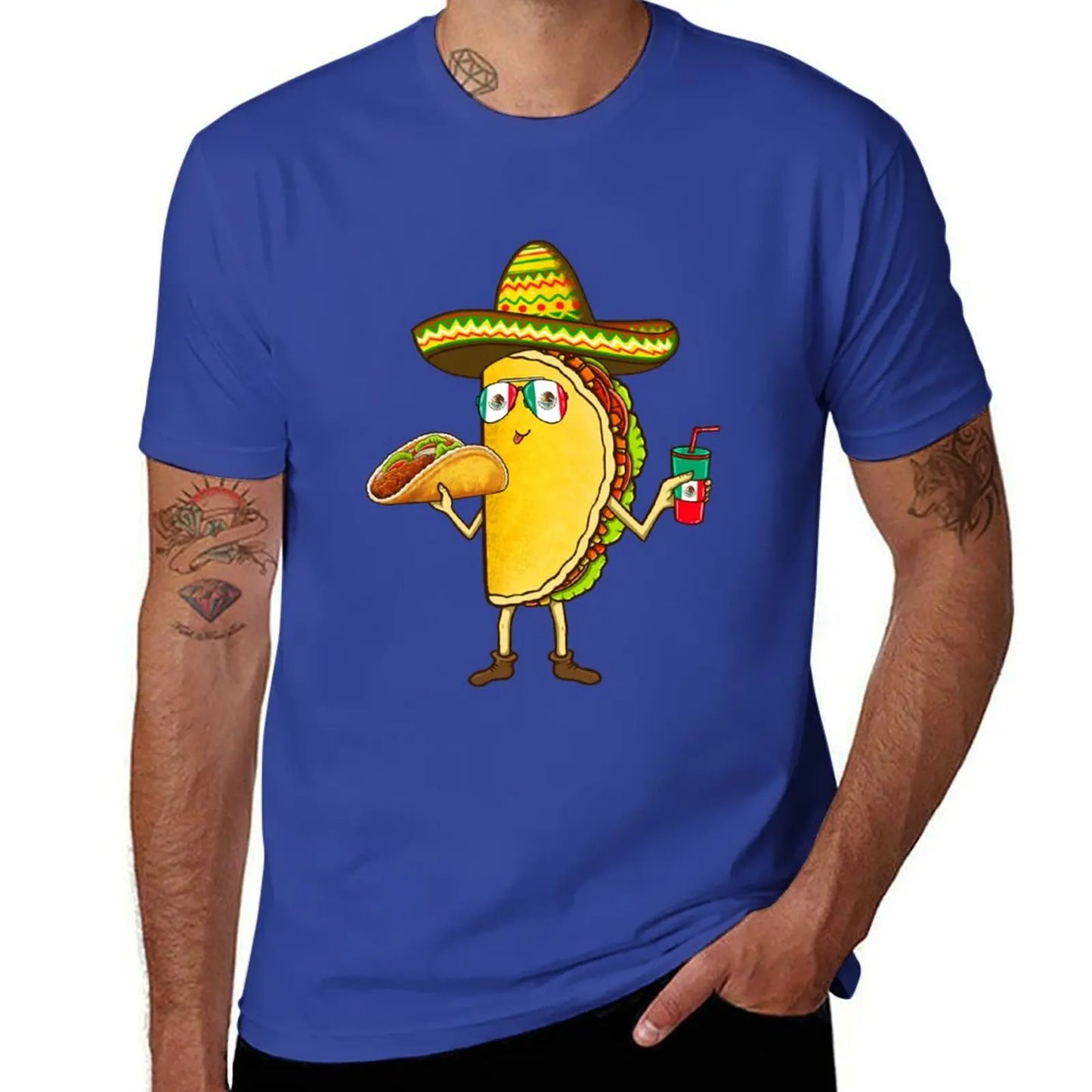 Tacos I love tacos mexican food Mexican roots, I love Mexico T-Shirt Blouse customs quick drying sweat shirts, men