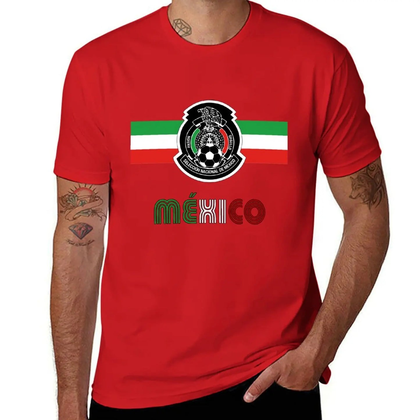 Mexico Soccer Team Seleccion Mexicana de futbol T-Shirt funnys for a boy heavyweights mens clothes