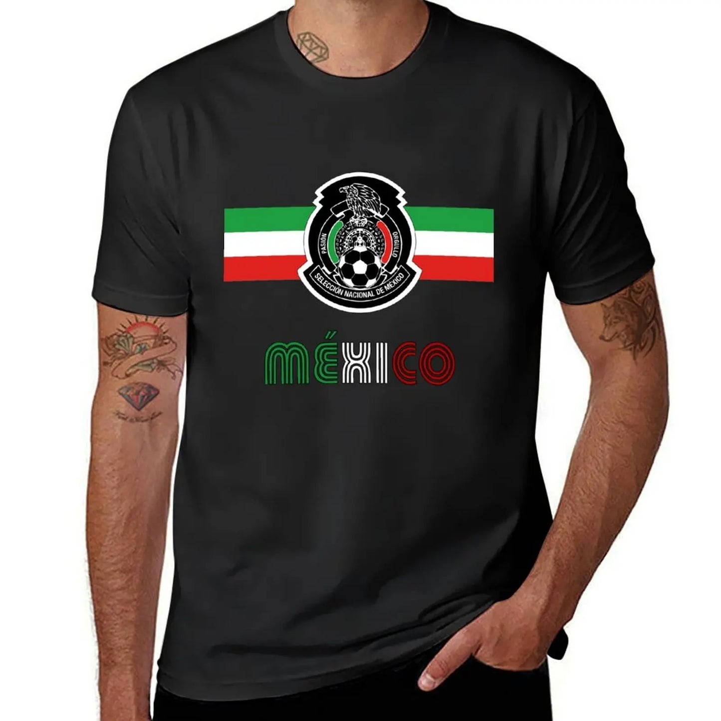 Mexico Soccer Team Seleccion Mexicana de futbol T-Shirt funnys for a boy heavyweights mens clothes