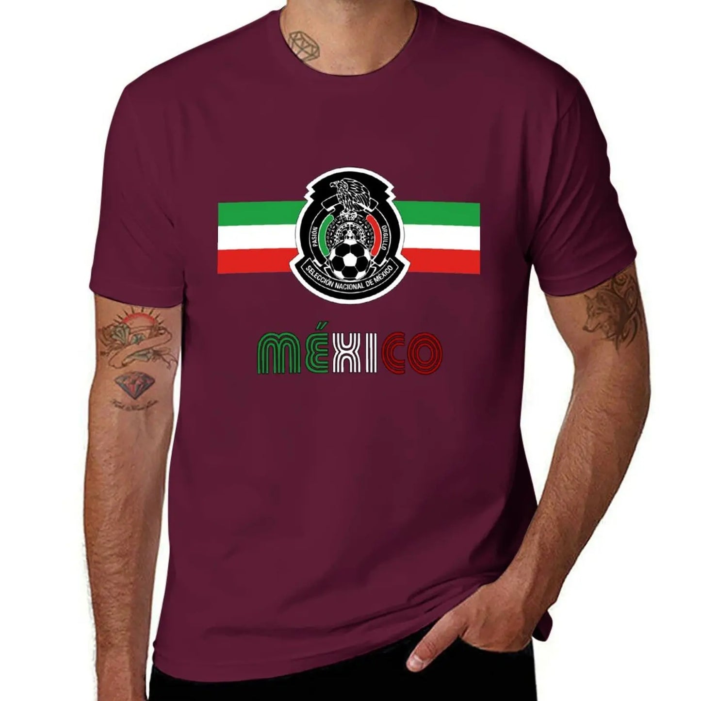 Mexico Soccer Team Seleccion Mexicana de futbol T-Shirt funnys for a boy heavyweights mens clothes