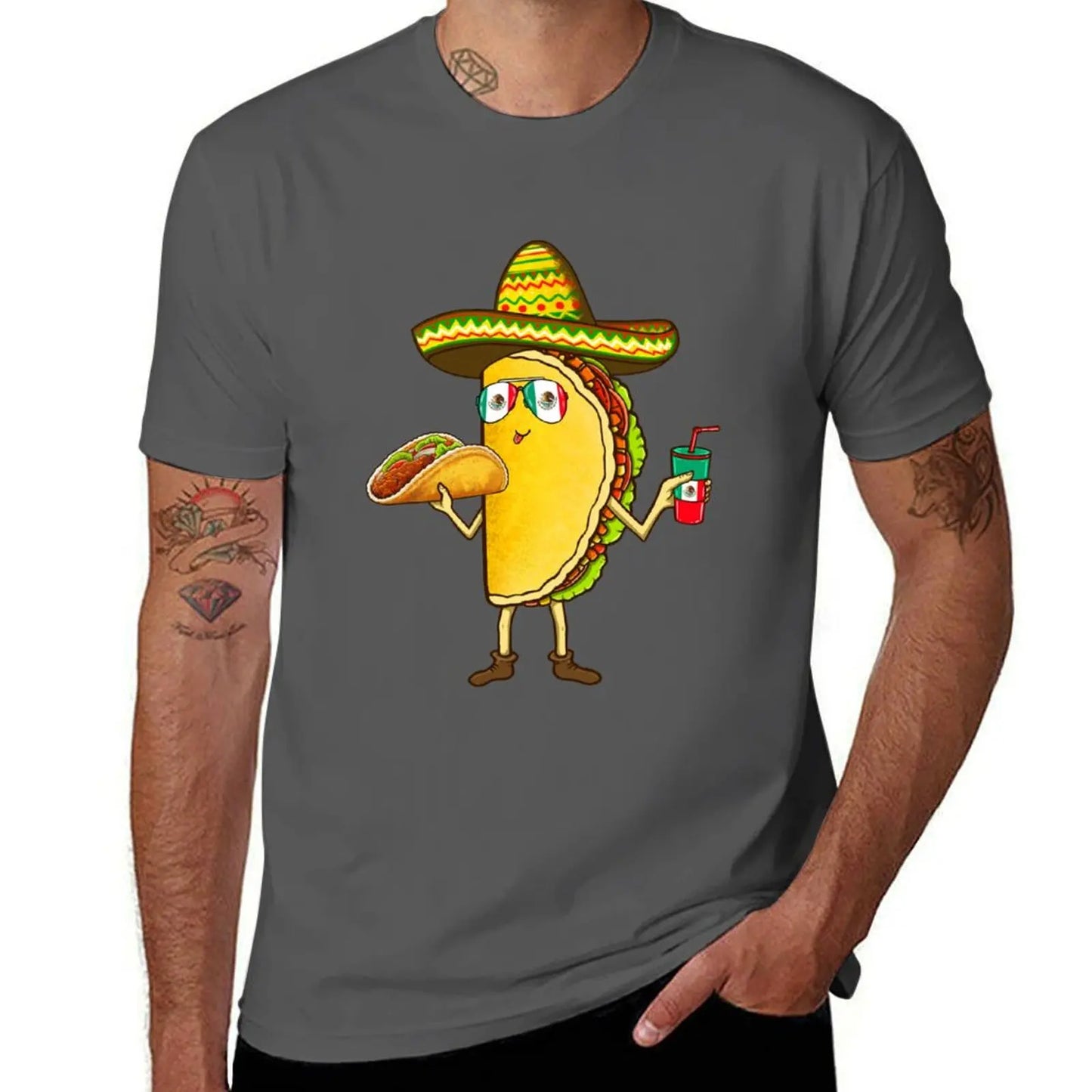 Tacos I love tacos mexican food Mexican roots, I love Mexico T-Shirt Blouse customs quick drying sweat shirts, men