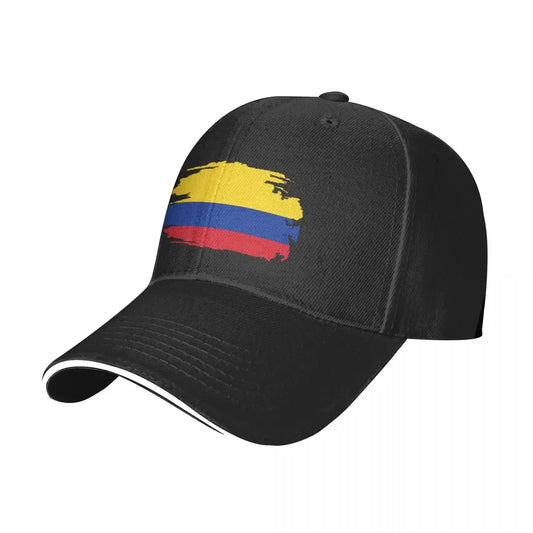 Colombia flag Baseball Cap Custom Cap Vintage Hood Christmas Hat Hats Man Women's