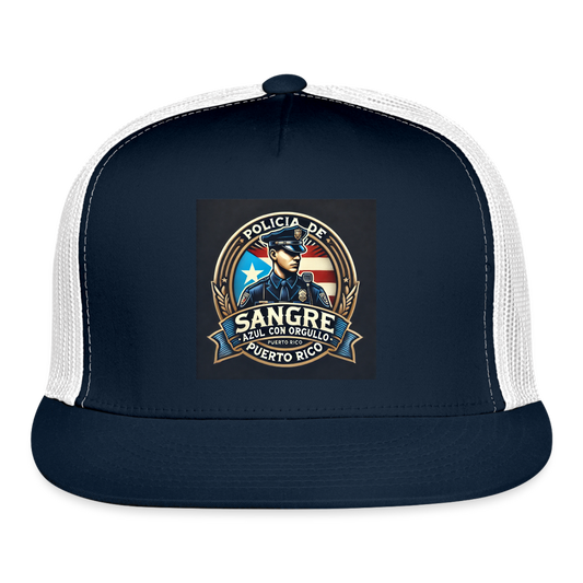 Trucker Hat - navy/white