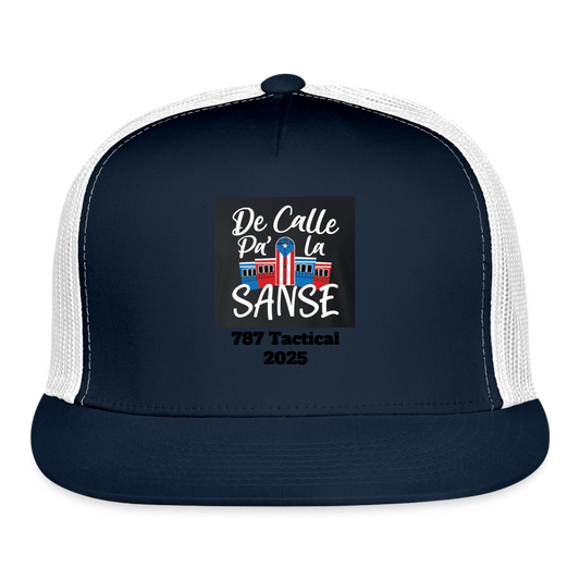 Trucker Hat - navy/white