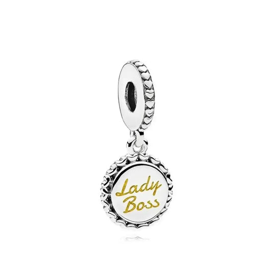 2024 New Fashion Be Mine S925 Lady Boss Dangle Sister ,Goahzikl Puerto Rico Flag Pendant Charm DIY Original Woman Jewelry Gift