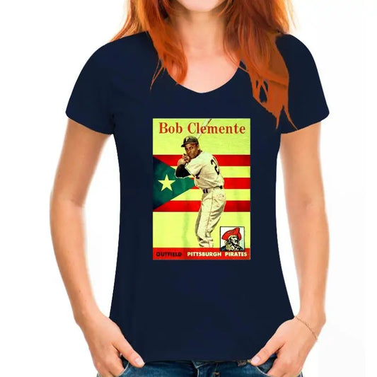 Roberto Clemente Viva Puerto Rico Libre T shirt