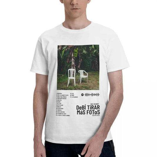 2025 New Album Debi Tirar Mas Fotos DTMF Bad Bunny T Shirt Customized Summer T Shirt For Men Women Graphic Y2K Clothes