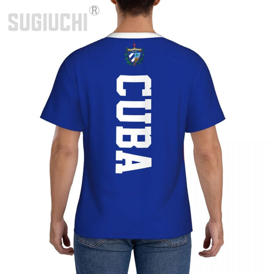 Tight Sports T-shirt Cuba Flag Emblem 3D For Men Women Tees jersey Clothes Soccer Football Fans Gift Patriotic T shirt